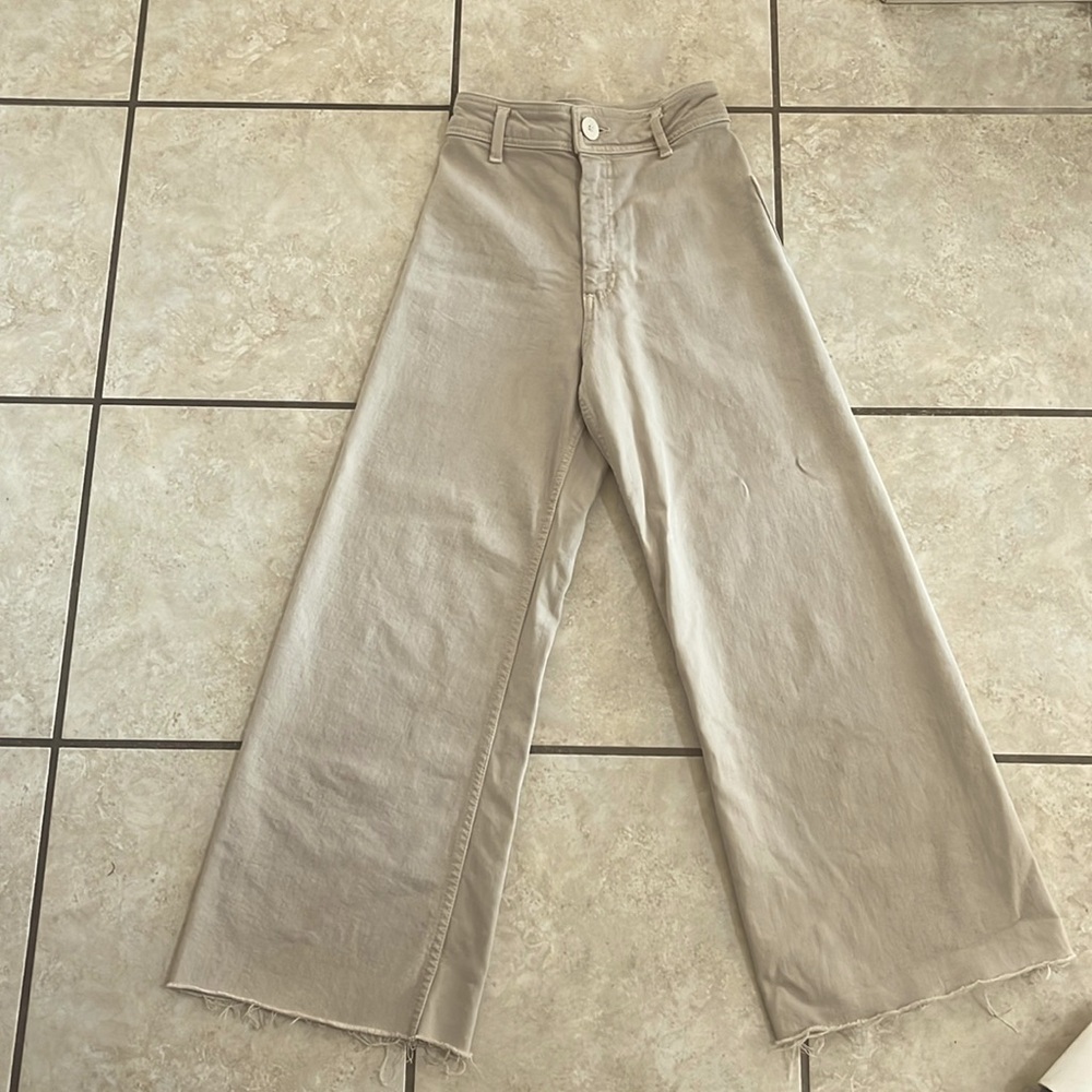 Zara Tan/Beige Marine Straight Jeans